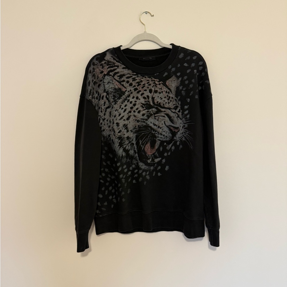 All Saints Leopard Print Sweater